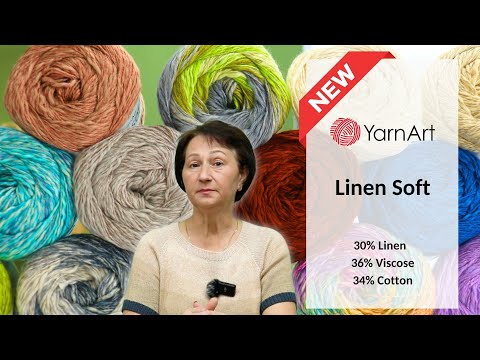 ЛІТНЯ НОВИНКА 2024 Yarnart Linen Soft