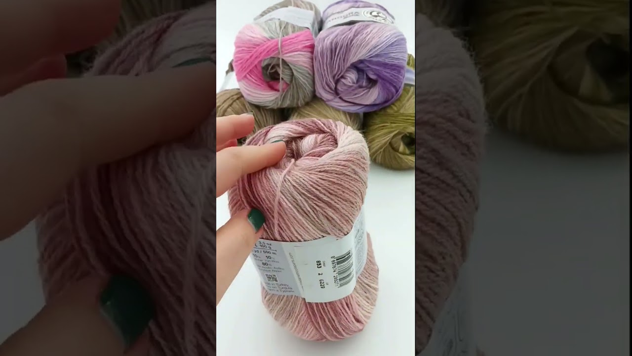 🧶 #angora #batik #yarn #knitting #multicolor #gradient #wool #woolen #yarntube #turkey #mohair #4ply