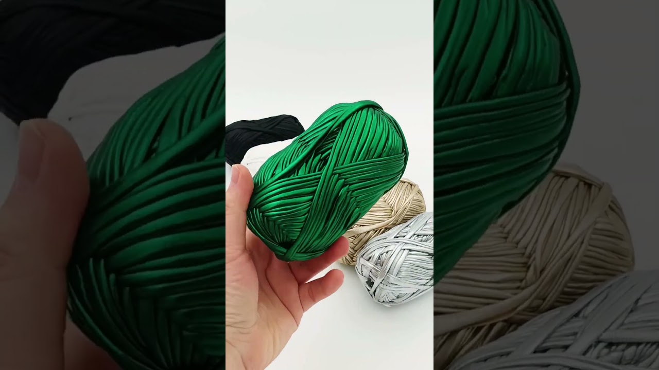 Metallic 🧶 #yarn #yarntube #poliester #yarnshopping #shiny #metallicart #crochet #yarnshop #knit