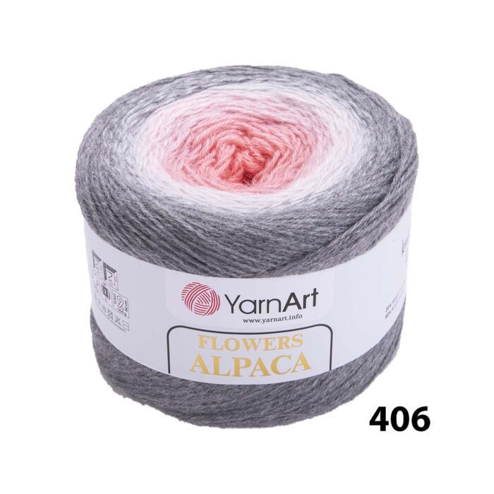 YARNART FLOWERS ALPACA 406