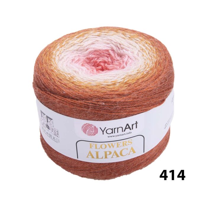 YARNART FLOWERS ALPACA 414