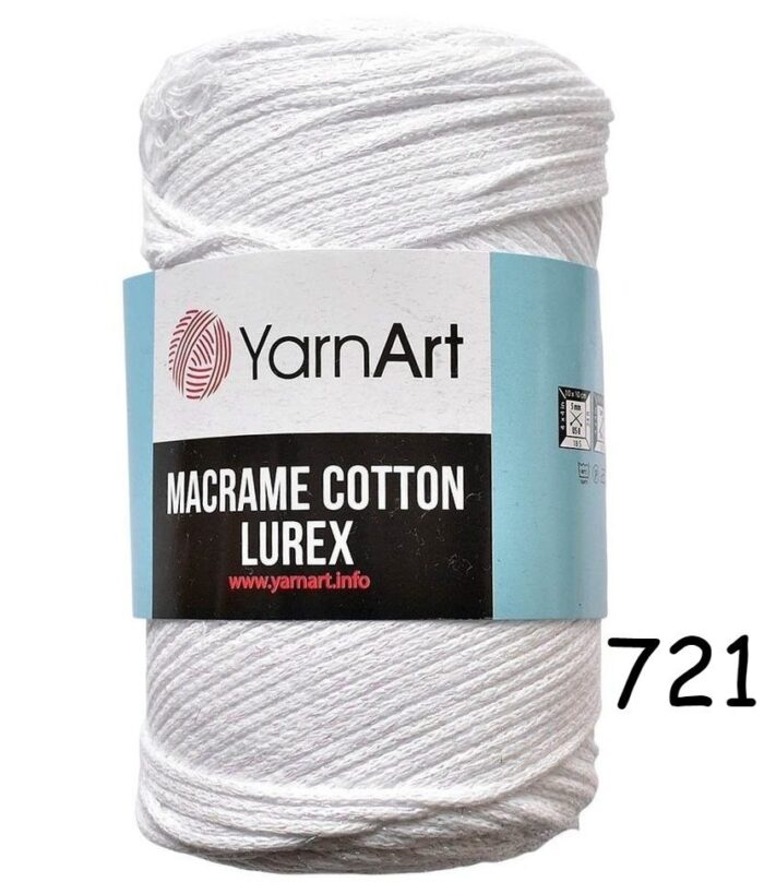 YarnArt Macrame Cotton Lurex 721