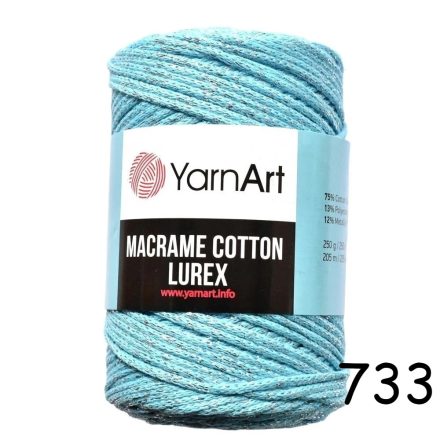 YarnArt Macrame Cotton Lurex 733