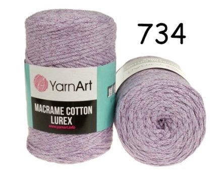 YarnArt Macrame Cotton Lurex 734