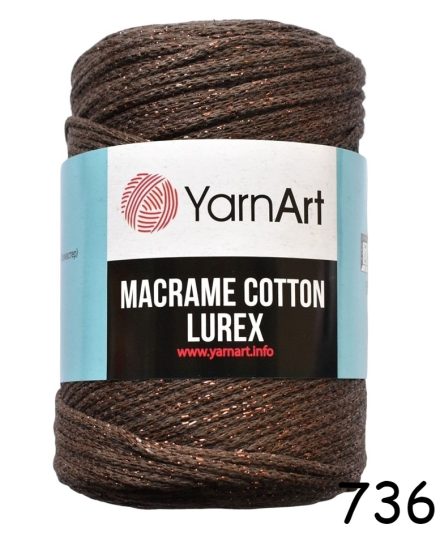YarnArt Macrame Cotton Lurex 736
