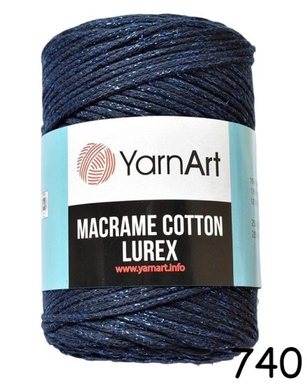 YarnArt Macrame Cotton Lurex 740