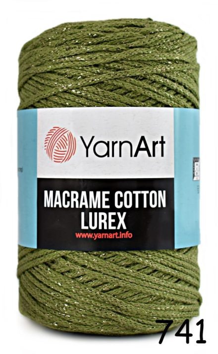 YarnArt Macrame Cotton Lurex 741