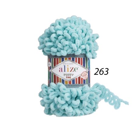 PUFFY FINE_263_Turquoise