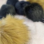 dirbtinio kailio pomponai