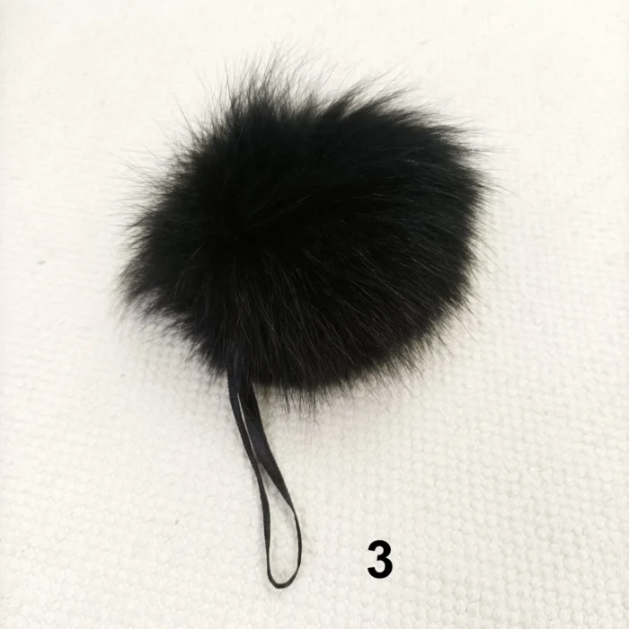 Natūralūs kailiniai bumbulai 4 - 12 cm - Image 4