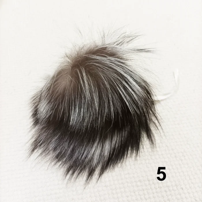 Natūralūs kailiniai bumbulai 4 - 12 cm - Image 6