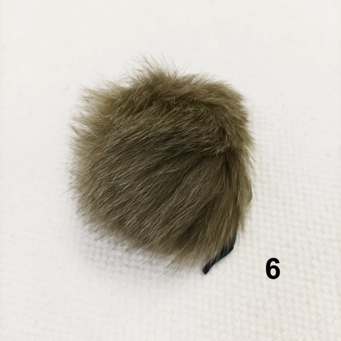 Natūralūs kailiniai bumbulai 4 - 12 cm - Image 7