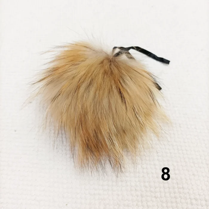 Natūralūs kailiniai bumbulai 4 - 12 cm - Image 9