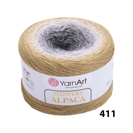 YARNART FLOWERS ALPACA 411