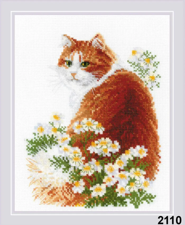 Siuvinėjimo rinkiniai "Katės portretas" - Image 7